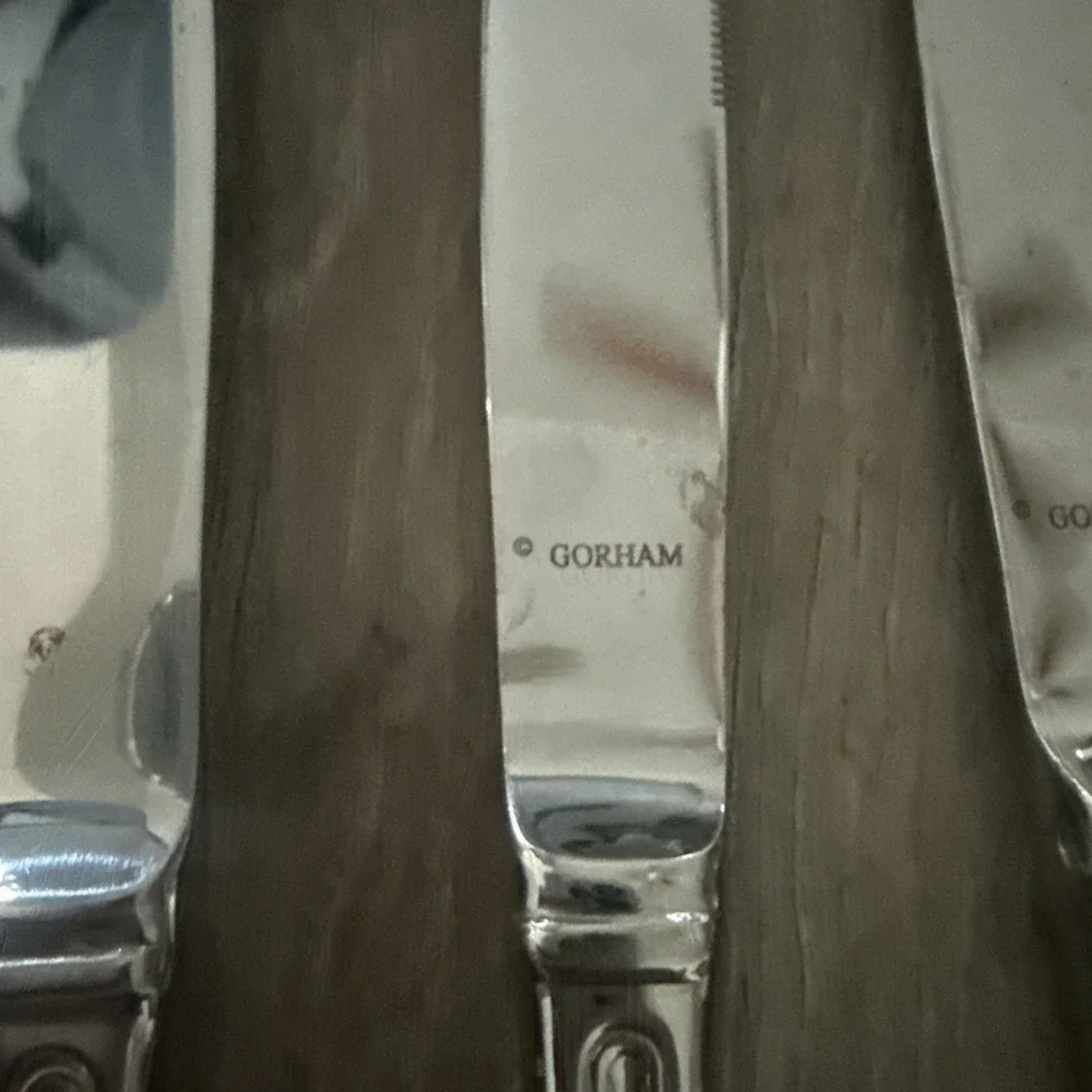 FAIRVIEW Gorham Stainless Dinner Knives Knife 18/8 Flatware Set Of 5‎